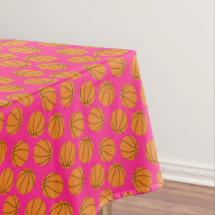 Basketball Sport Geburtstagsparty Pink Tischdecke