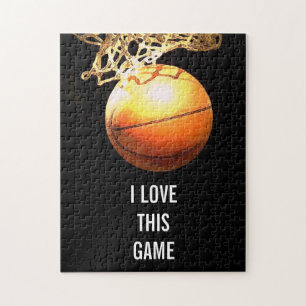 Basketball - Sport Illustration Kunst Puzzle