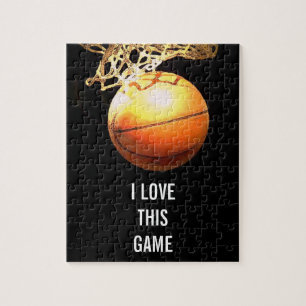 Basketball - Sport Illustration Kunst Puzzle