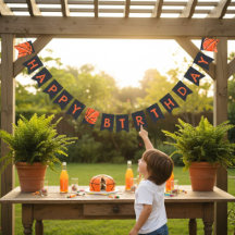 Basketball-Sport-Junge 10. Geburtstagsfeier 