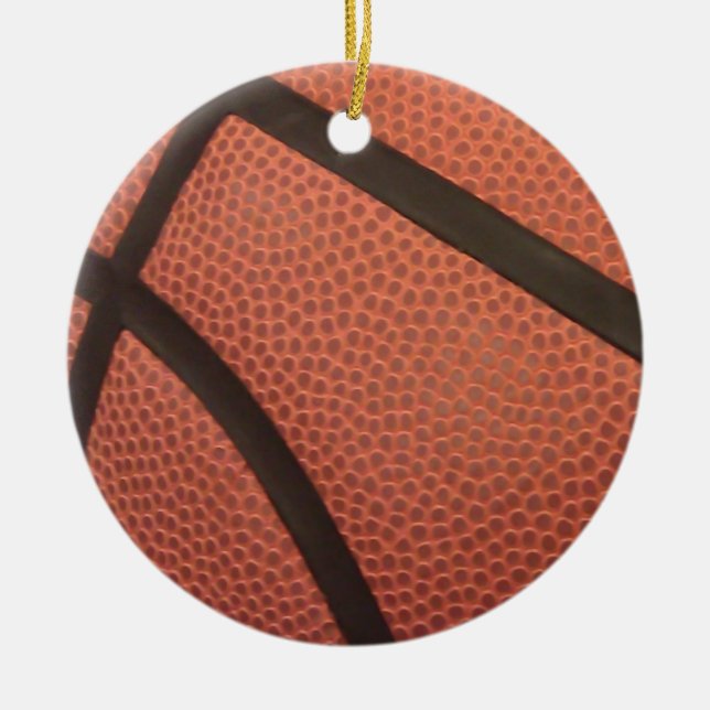 Basketball-Sportbild Keramik Ornament (Vorne)