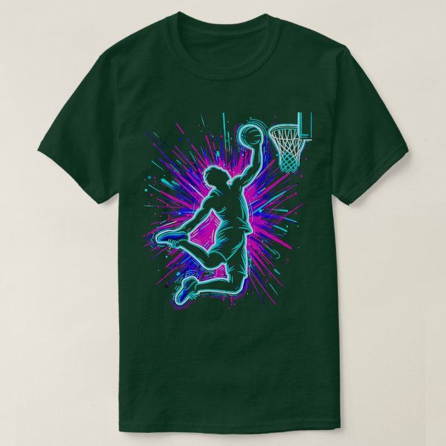 Basketball Sportfan Männer Kinder Jugendspielerin  T-Shirt (Design vorne)