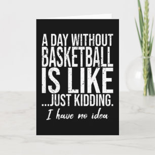 Basketball-Sportgeschenk Karte