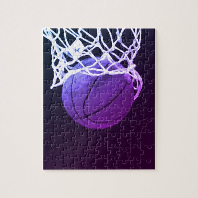 Basketball - Sportkunst - Fotos und Illustrationen Puzzle (Vertikal)