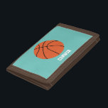 Basketball Sportliche Kinder Tri-fold Geldbeutel<br><div class="desc">Personalisieren Sie dieses coole,  sportbezogene Design mit einem Namen oder einer benutzerdefinierten Nachricht.</div>