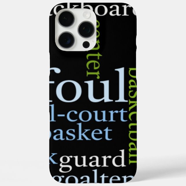 Basketball Sports Fanatic.jpg Case-Mate iPhone Hülle (Rückseite)
