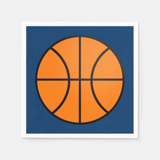 Basketball Sports Party Geburtstag Napkins Serviette (Vorderseite)