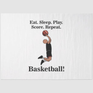 Basketball Sports Player Coach Geburtstag Seidenpapier