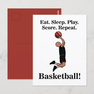 Basketball Sports Player Coach Postkarte