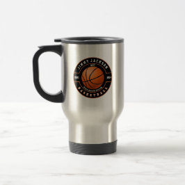 Basketball Sports Travel Mug Glass Trinkbehälter Reisebecher