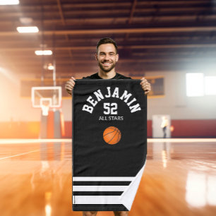 Basketball-Sportshandtuch, Trainerbadtuch Handtuch
