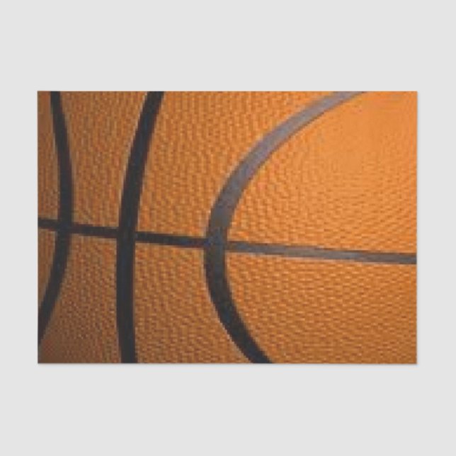Basketball-Sportthema Seidenpapier (Vorderseite)