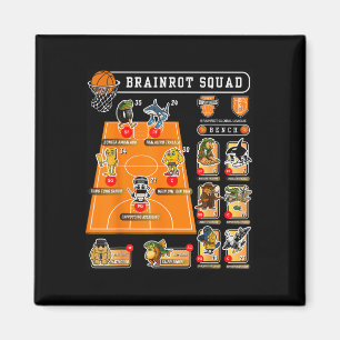Basketball-Squad Sport Meme Funny Magnet