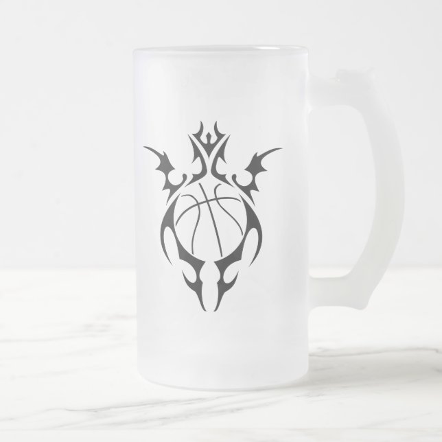 Basketball. Stamm. Mattglas Bierglas (Rechts)
