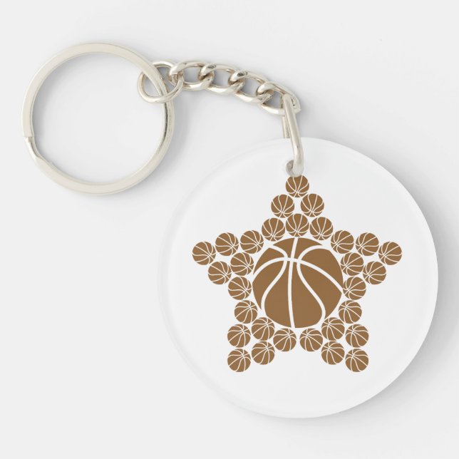 Basketball Star Schlüsselanhänger (Vorderseite)
