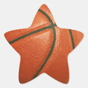 Basketball Stern-Aufkleber