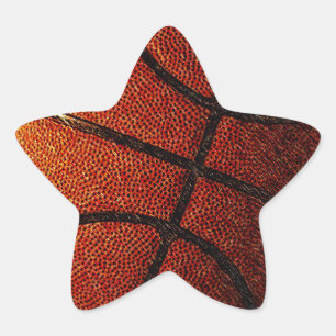 Basketball Stern-Aufkleber