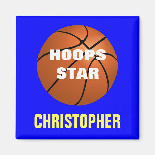 Basketball-Stern-personalisierter Magnet