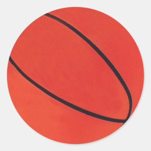 Basketball-Sticker Runder Aufkleber