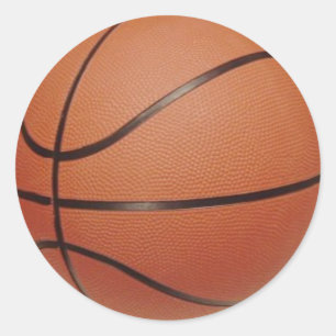 Basketball-Sticker, um die Hand schreiben Namen, N Runder Aufkleber