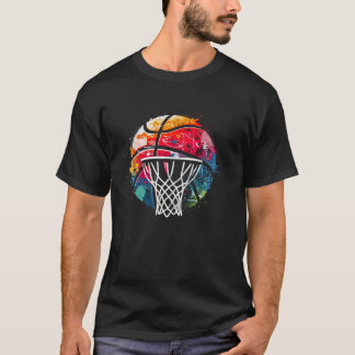 Basketball Stilvoll Sport Langschläfer T Shirt