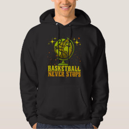 Basketball stoppt nie hoodie