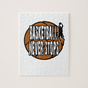 Basketball stoppt nie puzzle