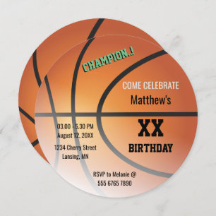 Basketball Super Budget Special Einladung