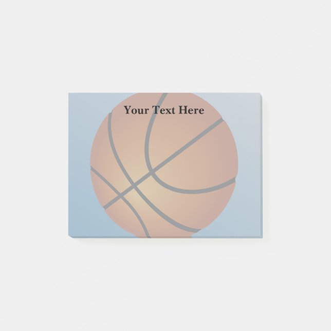 Basketball Super Budget Special Fantastischer Hand Post-it Klebezettel (Vorderseite)