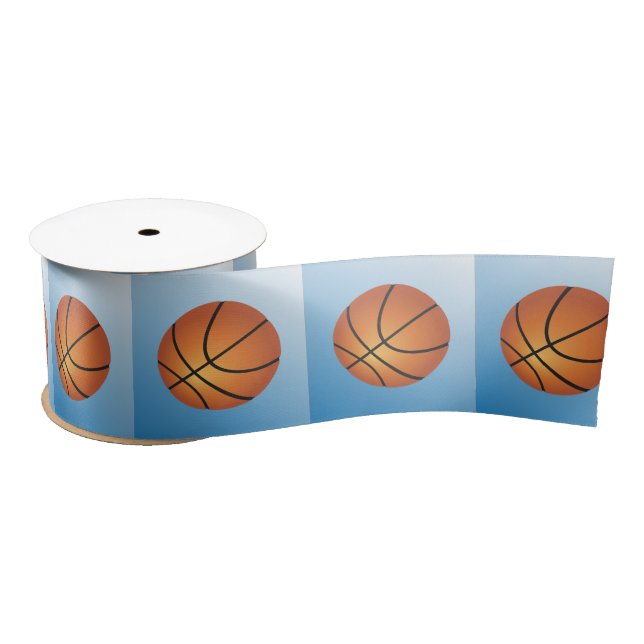 Basketball Super Budget Special Satinband (Spule)