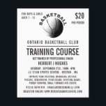 Basketball-Symbol, Basketballtrainingskurs Flyer<br><div class="desc">Basketball-Icon,  Basketball-Trainingskurse Werbe-Flyer von der Business Card Store.</div>