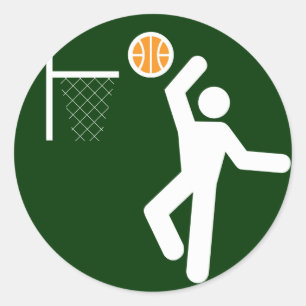 Basketball Symbol Sticker