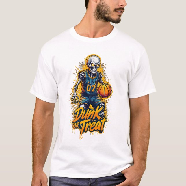 Basketball T - Shirt - Dunk oder Leckerei - Hallow (Vorderseite)