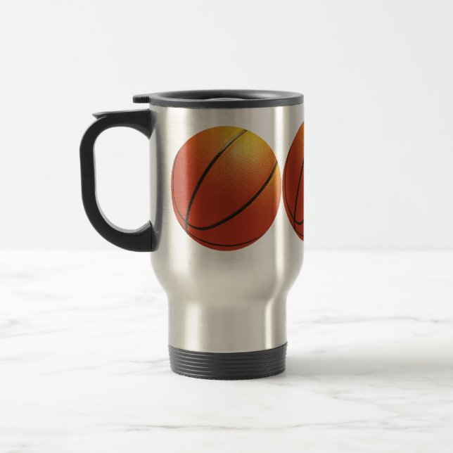 Basketball-Tasse - wählen Sie Stil & Farbe Reisebecher (Links)