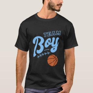 Basketball Team Boy Baby Gender Reveal Party T-Shirt