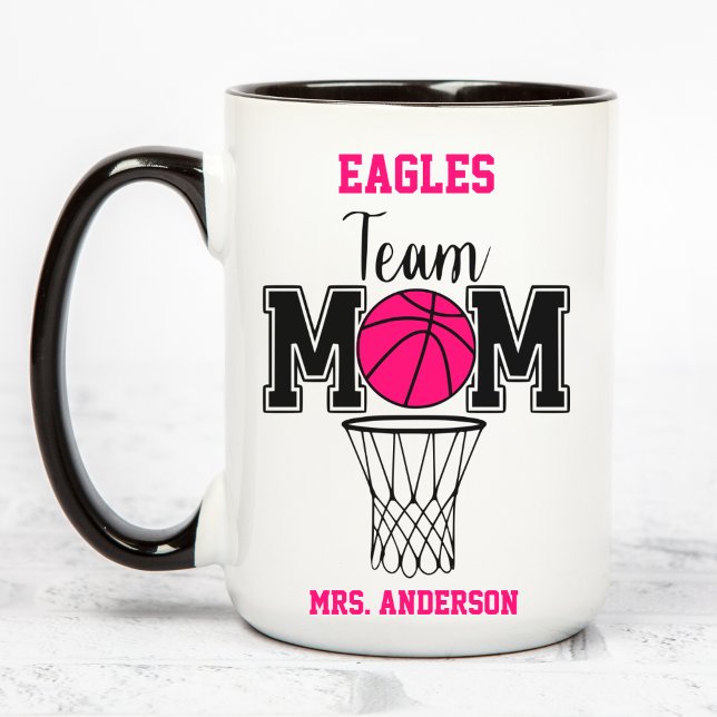 Basketball Team Mama Ihr Team Tasse (Von Creator hochgeladen)