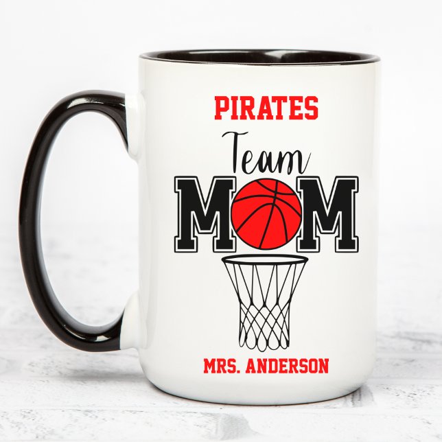 Basketball Team Mama Ihr Team Tasse (Von Creator hochgeladen)