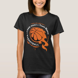Basketball Team Name. Personalisieren des T - Shir T-Shirt