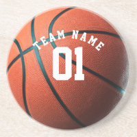 BASKETBALL Team PERSONALISIERT Name Untersetzer