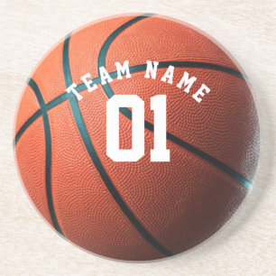 BASKETBALL Team PERSONALISIERT Name Untersetzer