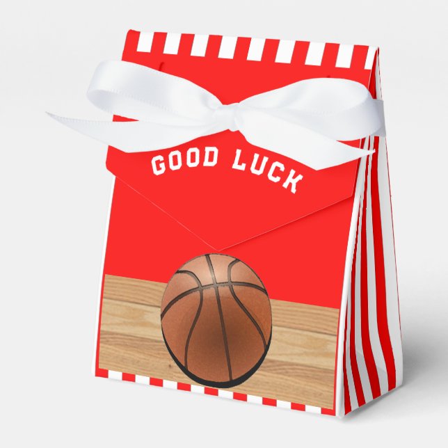 Basketball Team Red Gevor Box Geschenkschachtel (Vorderseite)