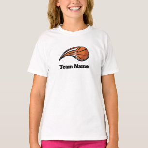 Basketball Team T - Shirt für Mädchen anpassen