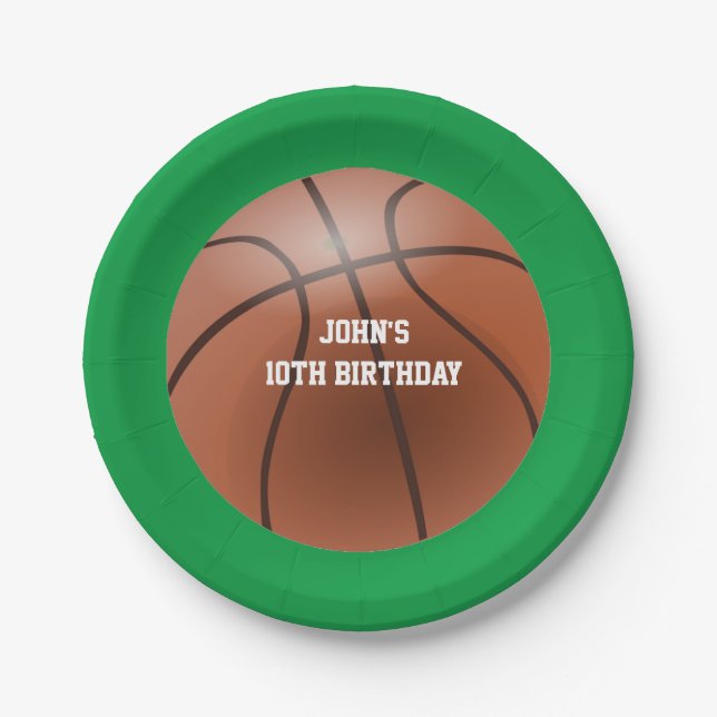 Basketball Teller für kundenspezifisches Papier (Vorderseite)