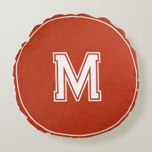 Basketball-Textil-Sport Rundes Kissen