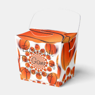 Basketball the Game of Champions Takeout Favor Box Geschenkschachtel