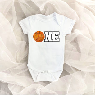 Basketball Thema 1 1 Geburtstag Baby Bodysuit Baby Strampler