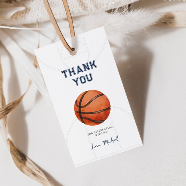 Basketball Thema Geburtstag Geschenk Tag Geschenkanhänger (Von Creator hochgeladen)
