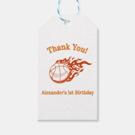 Basketball-Thema  Geschenkanhänger
