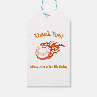 Basketball-Thema Geschenkanhänger