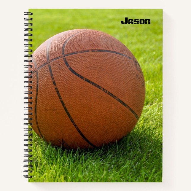 Basketball Themed Notebook Notizbuch (Vorderseite)